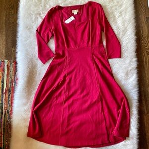 Red Anthropologie Dress